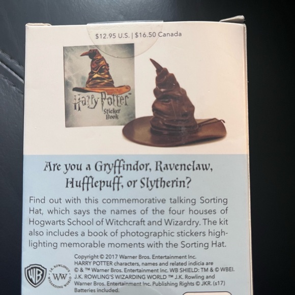 Harry Potter Sorting Hat with Sticker Book - Picture 3 of 10